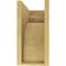 Ekena Millwork 7"W x 14"D x 14"H Classic Yorktown Rough Cedar Woodgrain TimberThane Corbel, Primed Tan CORUR07X14X14YORRCPR - alternate 2